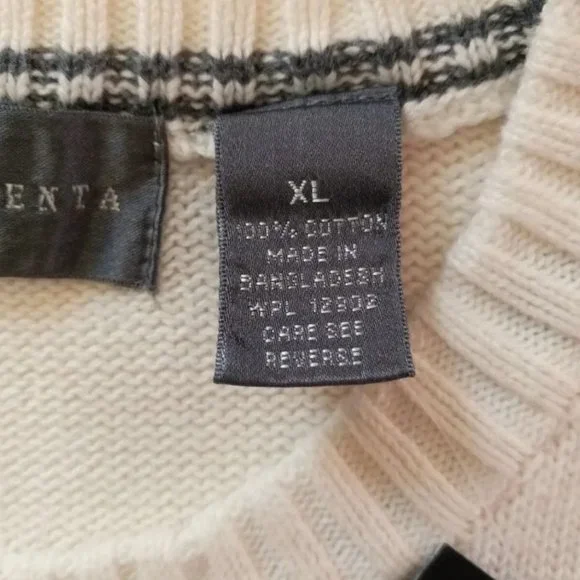 Vintage Oscar De La RENTA SWEATER MENS XL NWT 1990s - Picture 2 of 9